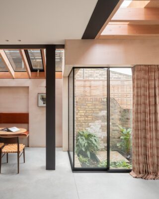 Pink House in North Kensington by Oliver Leech Architects