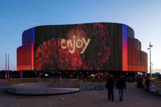 Copr Bay Swansea Arena Building South Wales