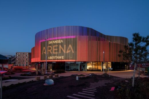 Swansea Arena Building in South Wales