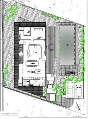 Tel-Aviv residence plan layout