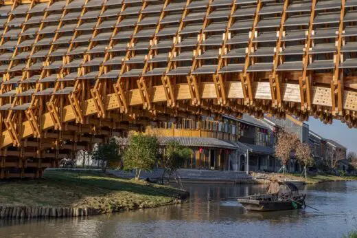 Timber Bridge Gulou Waterfront Guangdong China