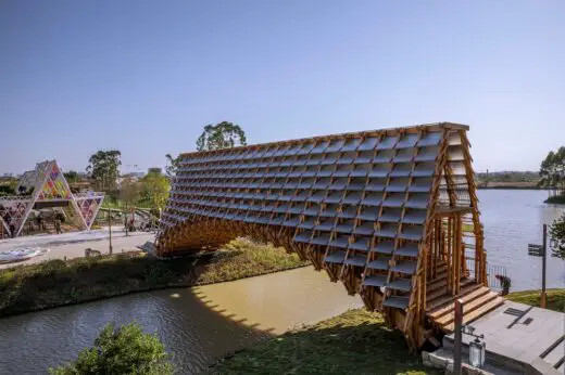 Timber Bridge Gulou Waterfront Guangdong China