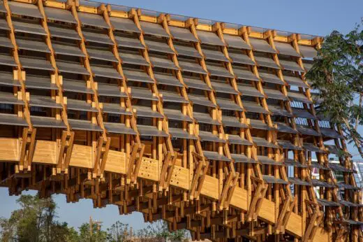 Timber Bridge Gulou Waterfront Guangdong China