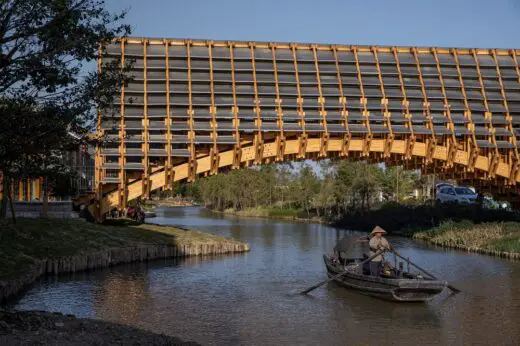 Timber Bridge Gulou Waterfront Guangdong China