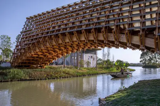 Timber Bridge Gulou Waterfront Guangdong