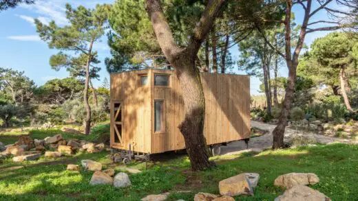 Adraga modern Portugal property made from wood