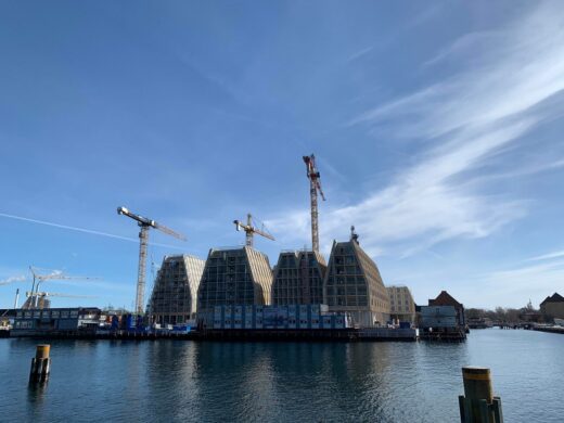 Copenhagen waterfront Trangravsvej apartment buildings