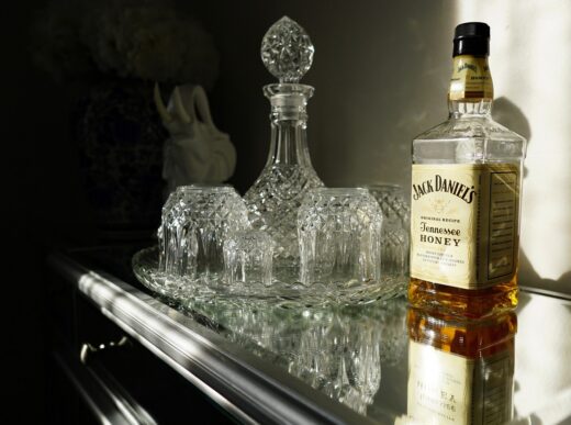 Whisky decanter home bar crystal glass