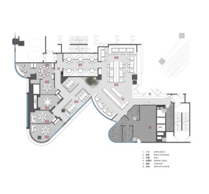 Dante's May Travel Fusion Restaurant Zhengzhou plan layout