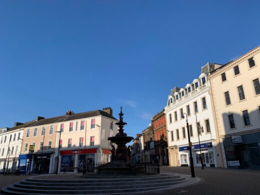 Dumfries High Street buildings