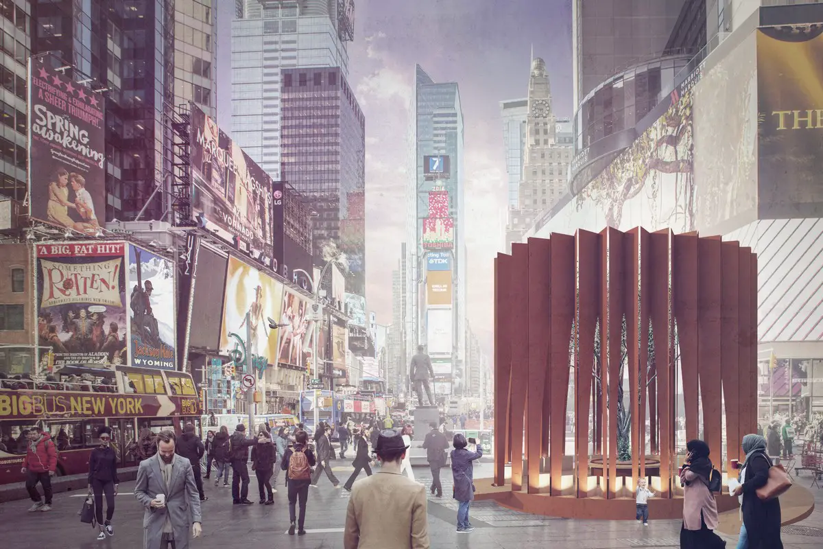 FILTER Times Square pavilion New York City design