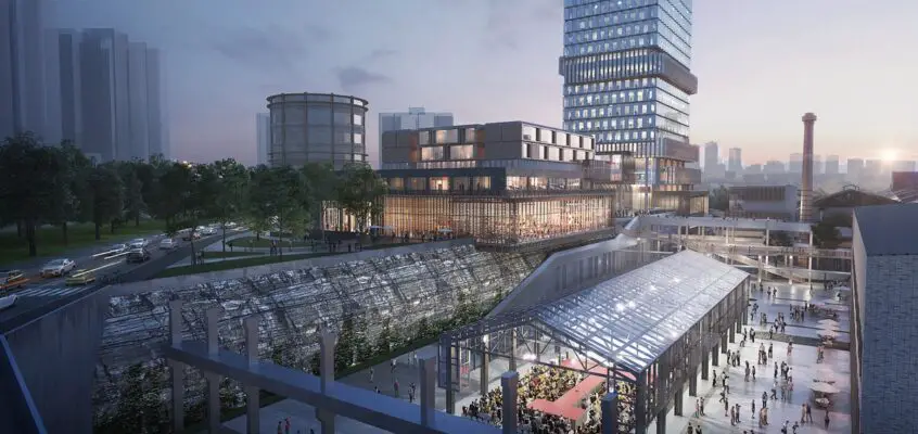Former Baowu Steelworks Chongqing masterplan