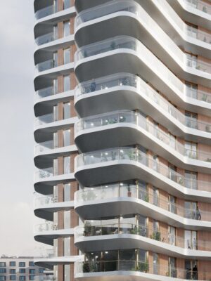 HafenCity residential tower building, Hamburg