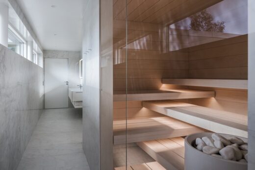 House J Helsinki by Avanto Architects interior design sauna