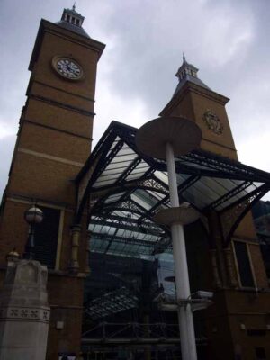 Liverpool Street Station London building entry