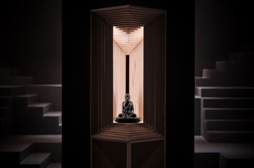 Loutijian Buddha Altar in China for Jiang Sheng in The Void