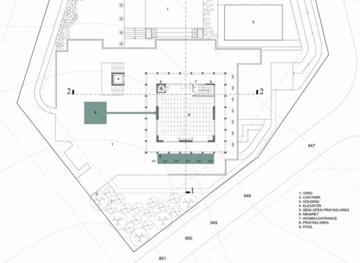 Mardin Mosque ground floor plan