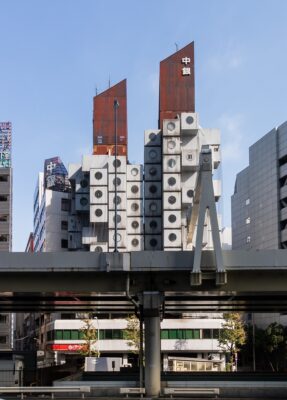 Nakagin Capsule Tower Tokyo building - Kisho Kurokawa Buildings