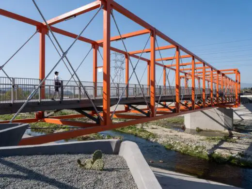 Los Angeles River crossing design by SPF:architects