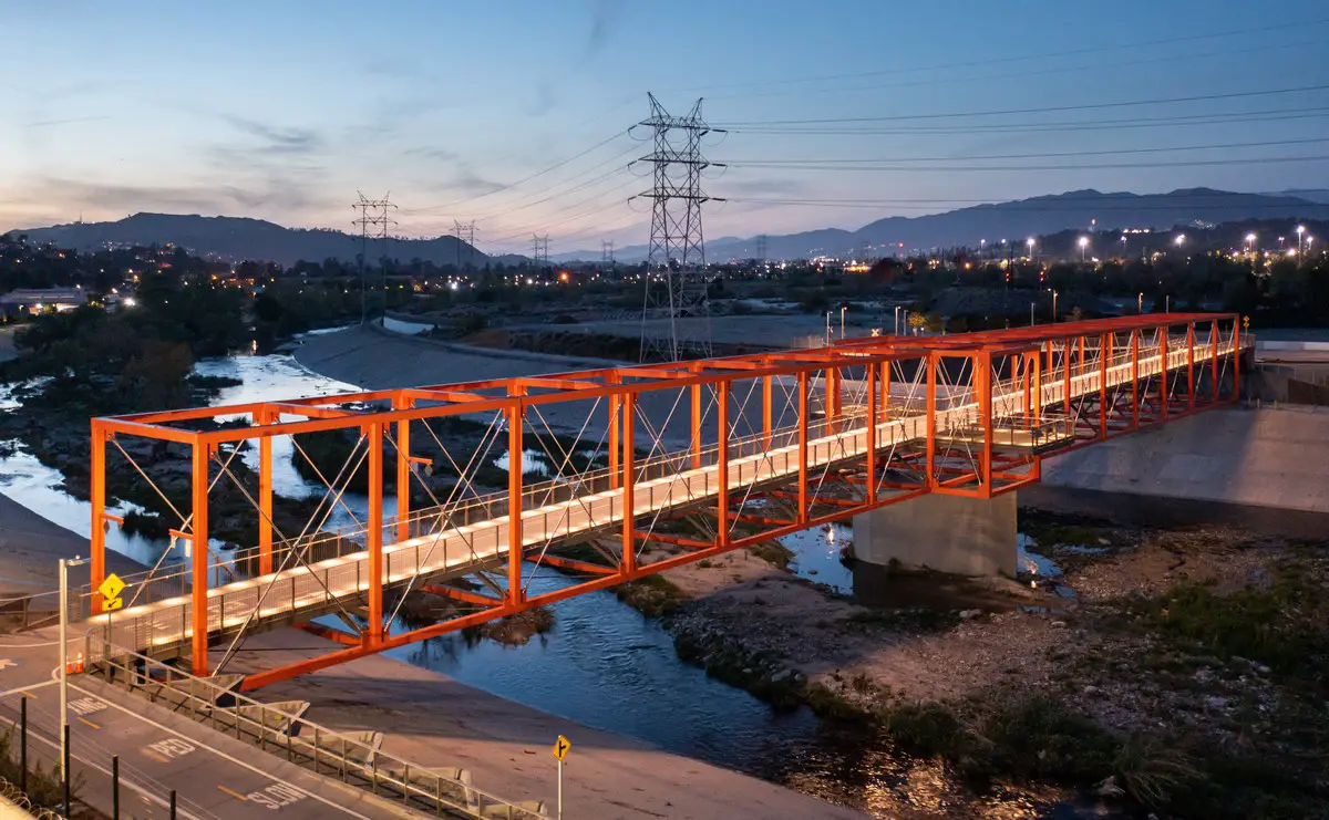 Taylor Yard Bridge Los Angeles River L.A. design by SPF:architects