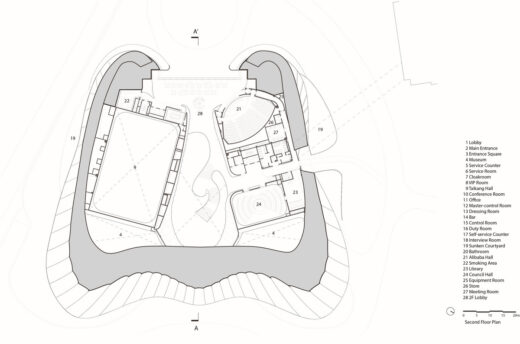 Heilongjiang Province Architecture second floor plan