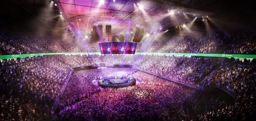 AO Arena Manchester indoor venue building