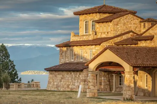 Cromwell Island and Mansion Montana USA