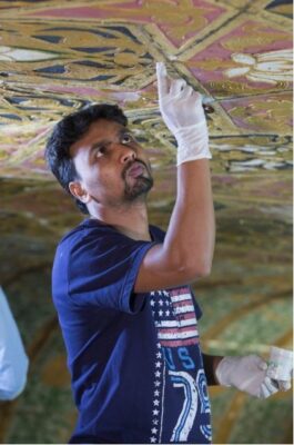 Durbar Hall Restoration of Papier Mache Ceiling