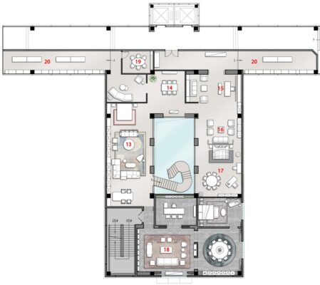 Giorio Casa Store, Xuzhou second floor plan