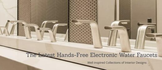 Latest hands-free electronic water faucets