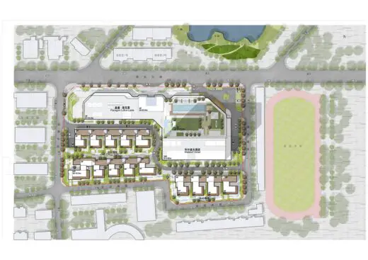 Lianhua Lane Complex & Waldorf Astoria Xiamen Hotel masterplan layout