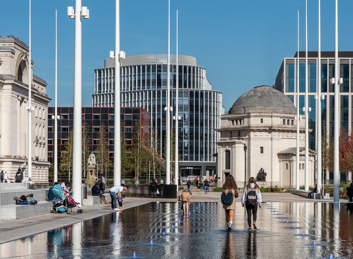 One Chamberlain Square Birmingham canal scene