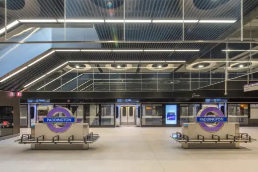 Paddington Elizabeth Line stations by Weston Williamson + Partners