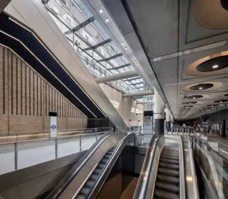 Paddington Elizabeth Line Station London building desgn