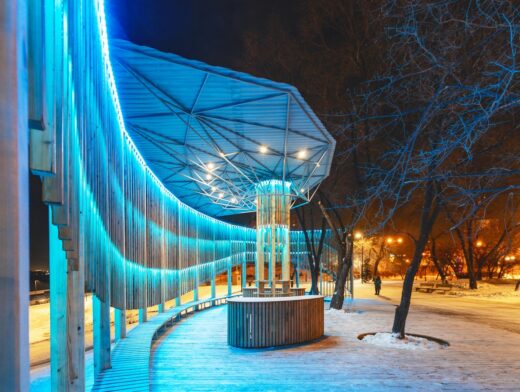 Pavilion Fencing Krasnoyarsk building design