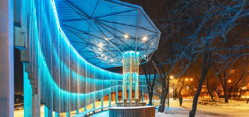Pavilion Fencing Krasnoyarsk Park
