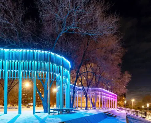 Pavilion Fencing Krasnoyarsk Building