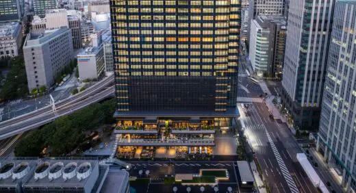 Japanese office building design by Mitsubishi Jisho Design