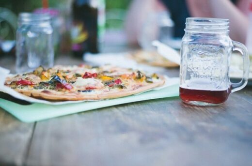 Wood fired pizza oven for your back patio