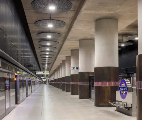 Woolwich Elizabeth Line Station London Building