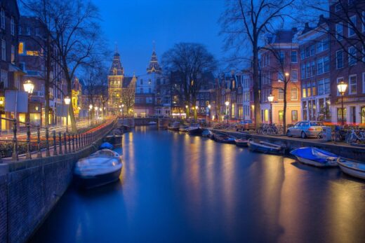 Amsterdam city canal Best cities to visit for casual dates