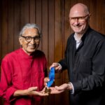 Architect Balkrishna Doshi & RIBA President Simon Allford