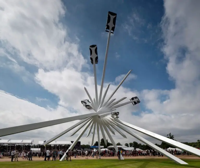 BMW Sculpture Goodwood Festival earchitect