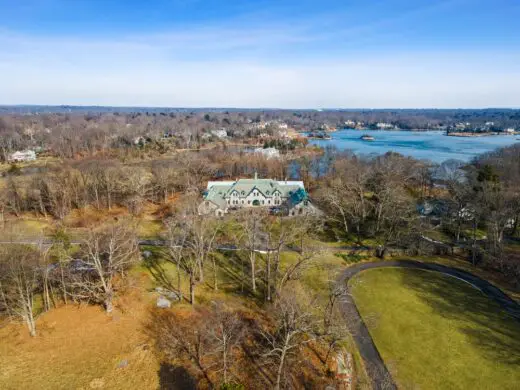 Gilded Age Mansion and Island CT USA