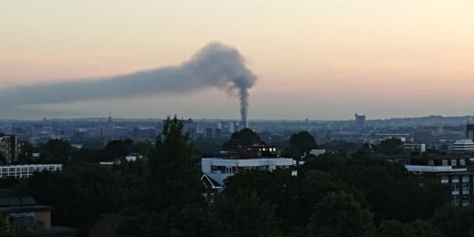 Grenfell Tower smoke plume