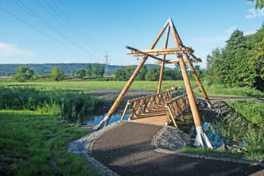 Hoist Pedestrian and Cyclist Bridge Mladá Boleslav CZ