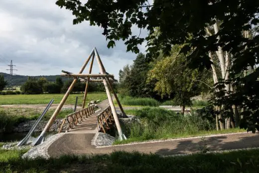 Hoist Pedestrian and Cyclist Bridge Mladá Boleslav CZ