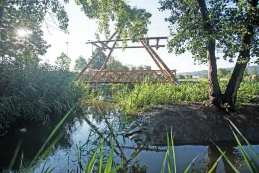 Hoist Pedestrian and Cyclist Bridge Mladá Boleslav