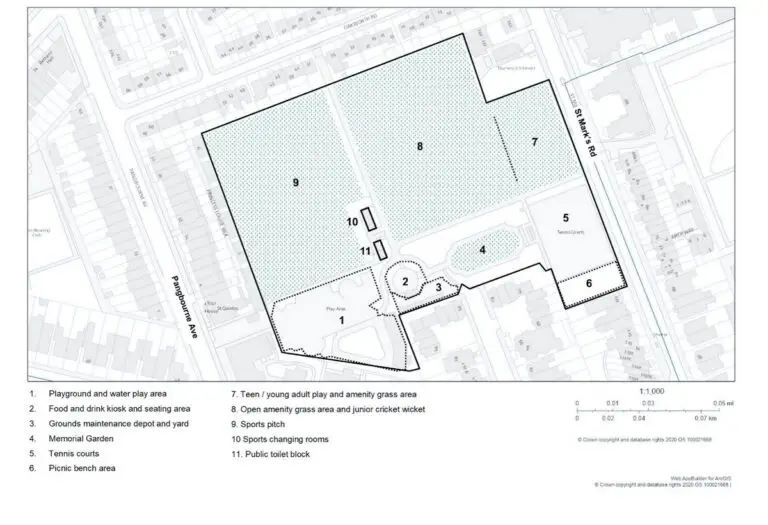 Kensington Memorial Park Masterplan, London earchitect