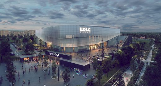 LDLC Arena Lyon stadium building